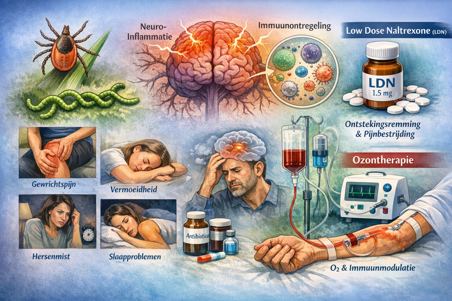 De ziekte van Lyme: van infectie naar systeemontregeling